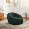 Teddy Fabric Large Bean Bag Chair,Adult Fluffy Bean Bag Chair,Bean Bag Sofa Chair With Armrests,Living Room Bean Bag Chair-Cuddlewood - 2 of 4