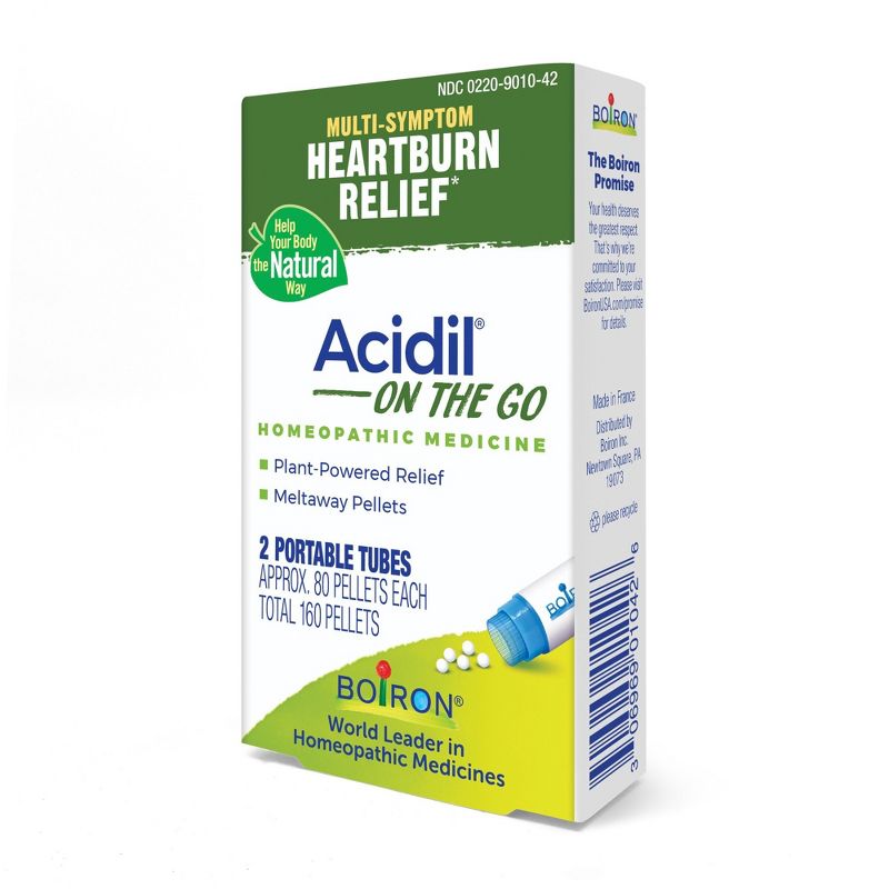 Boiron Acidil On the Go Homeopathic Medicine for Heartburn Relief  -  160 Pellet, 4 of 5