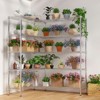 SEVOBAL Utility Storage Shelves Adjustable Multi Tier Design Durable Iron for Home Office Garage Organization, White, 29.92"*14.37"*13.18" - 2 of 4