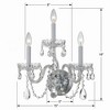 Crystorama Lighting Traditional Crystal 3 - Light Sconce in  Polished Chrome - 4 of 4