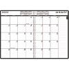 24/7 Recycled Daily Appointment Book/Monthly Planner, 10 x 7, Black Cover, 12-Month (Jan to Dec): 2026 - 2 of 4