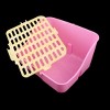 Unique Bargains Indoor Plastic Mesh Style Pet Dog Pee Toilet Fuchsia White 11" x 8.7" - 3 of 4