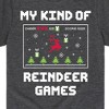 Boys' - Instant Message - My Kind Of Reindeer Games Christmas Short Sleeve Graphic T-Shirt - 2 of 4