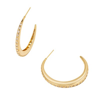 Kendra Scott Josie 14K Gold Over Brass Hoop Earrings - Gold