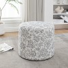 Wovenbyrd Hampton 19" Round Pouf Ottoman - 2 of 4
