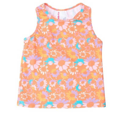 RuffleButts Girls Active Tank Top
