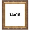 PosterPalooza | Museum Gold Picture Frame - UV Acrylic, Foam Board Backing, Hanging Hardware - 2 of 4