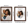 Americanflat Picture Frame with Oval Mat Insert and Shatter-Resistant Glass - Signature Collection - Photo Frame for Wall Display - 2 of 4