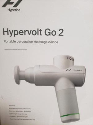 Hyperice Hypervolt Go 2 Percussion Massage Device - White : Target