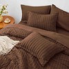 BAGOKIE 5/7 Pieces Seersucker Bed in a Bag Comforter Set - 4 of 4