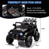 12V Ride On Truck Car, 2WD Electric Car with Remote Control, Toddler Ride On Toy with Spring Suspension, 3 Speeds, for Ages 3-8 Years Kids - 4 of 4