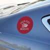 California State University Chico Wilcats Logo Automotive Car Refrigerator Locker Vinyl Circle Magnet - 3 of 4