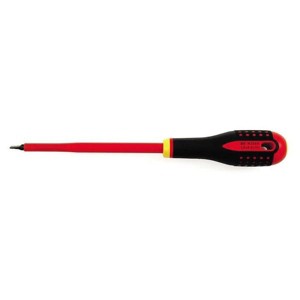 Bahco  Slotted Insulated Screwdriver,4 x 1/8" BAHBE-8040S - 1 of 1