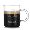 1 PCS Transparent tape with high borosilicate glass cup, coffee cup, coffee sharing cup with scale identification - 2 of 4