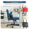 KTMBDW Classic Velvet Padded Mid-Back Height Adjustable Office Computer Desk Chair with Armrest - 4 of 4