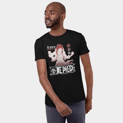 Men's One Piece Short Sleeve Graphic T-Shirt - Black