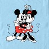 Men's Mickey & Friends Retro Minnie and Mickey Hug T-Shirt - 2 of 4