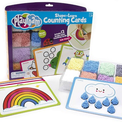 Playfoam Shape & Learn Counting Cards Set - Educational Insights