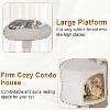 BestMassage Cat Tree 36 Inch Tall Multi-Level Cat Tower Cat Condo with Soft Plush Fabric Sisal Scratching Posts and Hanging Toys - 4 of 4