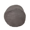 Sapphtopaz Bean Bag Chair Cylindrical Suede Bean Bag Chairs for Adult Sofa Chair Accent Chair for Living Room, Bedroom - 4 of 4
