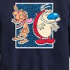 Boys' - Ren & Stimpy - Friendly Laughter Graphic Long Sleeve Fleece Sweatshirt - 2 of 4