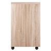 Winsome Kenner Mobile 3 Drawer Storage Cabinet Wood : Home Office, Locking Casters, Wood Composite - image 4 of 4