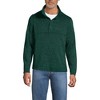 Lands' End Men's Sweater Fleece Snap Neck Pullover Jacket - 2 of 3