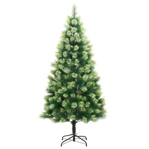 vidaXL Artificial Hinged Christmas Tree with Stand 59.1" - 1 of 4