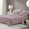 4 Pcs Elegant Oversized Cotton Flannel Sheet Sets, All Season Bedding Set, Cozy Home Textile fits Lux Bedroom Decor - 2 of 4