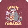 Women's - Instant Message - Night Forager Graphic Racerback Tank - 2 of 4