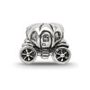 Black Bow Jewelry Sterling Silver Pumpkin Carriage Bead Charm - 3 of 4