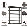 Sapphtopaz Metal Storage Shelves Adjustable 2000LBS Heavy Duty Garage Shelving,Utility Storage Rack for Utility Rooms, Black - 2 of 4