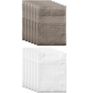 Unique Bargains Durable Soft Absorbent Thick Cotton Kitchen Towels 13 X 13 Inches - 1 of 4