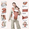 BabbleRoo Baby Carrier 6-in-1,  Newboarn to Toddler Carrier with Hip Seat - 3 of 4