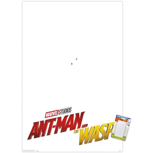 Marvel Ant-Man and the Wasp: Quantumania - Logo Wall Poster, 14.725 x  22.375, Framed 