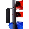 Dolonm Dual-Sided Rolling Bin Rack , 350 Pound Capacity, Includes 60 Organizer Bins, with Tray and Casters - 4 of 4