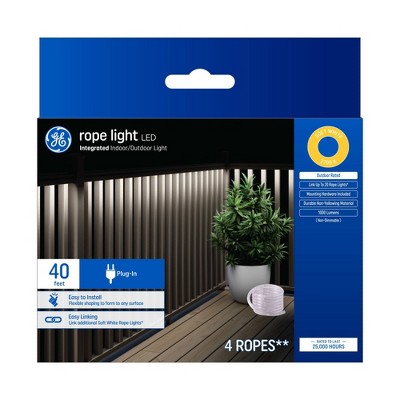 GE Household Lighting Soft White 40' Plug-In Rope Light