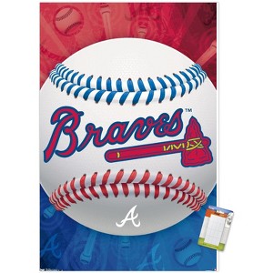 Trends International MLB Atlanta Braves - Logo 13 Unframed Wall Poster Prints - 1 of 4