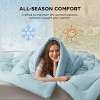 Bedsure Comforter Duvet Insert - Quilted Comforters Queen Size, All Season Duvet, Down Alternative Bedding, with 8 Tabs, Gifts for Women/Men, White,Qu - 4 of 4