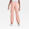 Girls' Woven Cargo Jogger Pants - Cat & Jack™ - 2 of 3