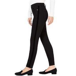 maison Jules Womens Side-Stripe Skinny Fit Jeans - 1 of 1