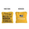 Skip's Garage | Gameday Pittsburgh Football Synergy Pro Yellow Cornhole Bags (Set of 4) - 2 of 4