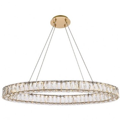 Elegant Lighting Monroe 1 - Light Pendant in  Gold
