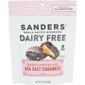 Sanders Caramel Dark Chocolate Dairy Free - Case of 6 - 5.5 oz - 1 of 1