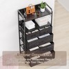 Dresser for Bedroom with 5 Drawers, Small Dressers & Chests of Drawers, Vertical Fabric Tower Drawer Organizer Unit - 4 of 4