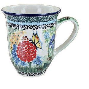 Blue Rose Polish Pottery 826 Ceramika Artystyczna Large Coffee Mug - 1 of 1