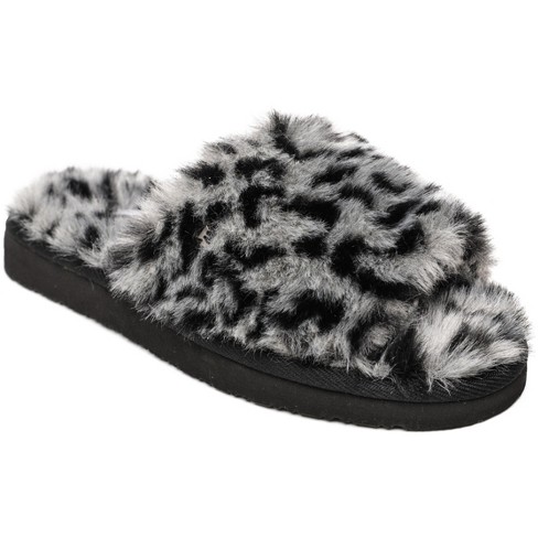 Minnetonka Women's Lolo Faux Fur Slide Slipper