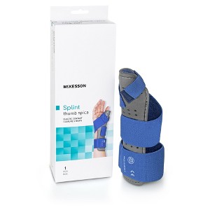 McKesson Thumb Splint with Spica for Right Hand, S/M, 1 Count - 1 of 4
