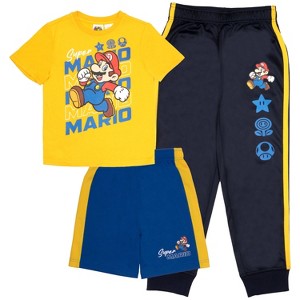 Nintendo Super Mario Bros Boys 3-Piece Pants Set - 1 of 1