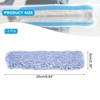Unique Bargains Microfiber Window Glass Cleaning Scrubber Replacement Head 2 Pcs - 2 of 4